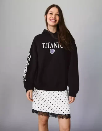 Hoodie mit Kapuze und Titanic-Print