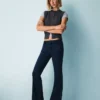 Hose mit ausgestelltem Schnitt und Taschenklappen – Hose Hose mit ausgestelltem Schnitt und Taschenklappen – Hose