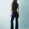 Hose mit ausgestelltem Schnitt und Taschenklappen – Hose Hose mit ausgestelltem Schnitt und Taschenklappen – Hose