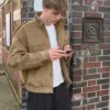 Jacke aus Kunstwildleder Jacke aus Kunstwildleder