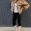 Jacke aus Kunstwildleder Jacke aus Kunstwildleder