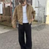 Jacke aus Kunstwildleder Jacke aus Kunstwildleder