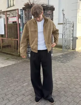 Jacke aus Kunstwildleder Jacke aus Kunstwildleder