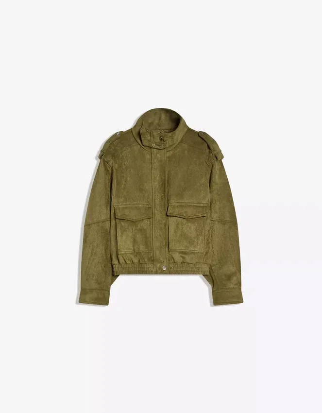 Jacke aus Kunstwildleder Jacke aus Kunstwildleder
