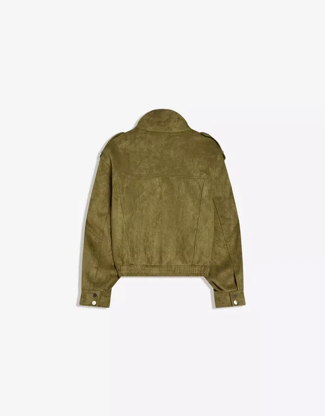 Jacke aus Kunstwildleder Jacke aus Kunstwildleder