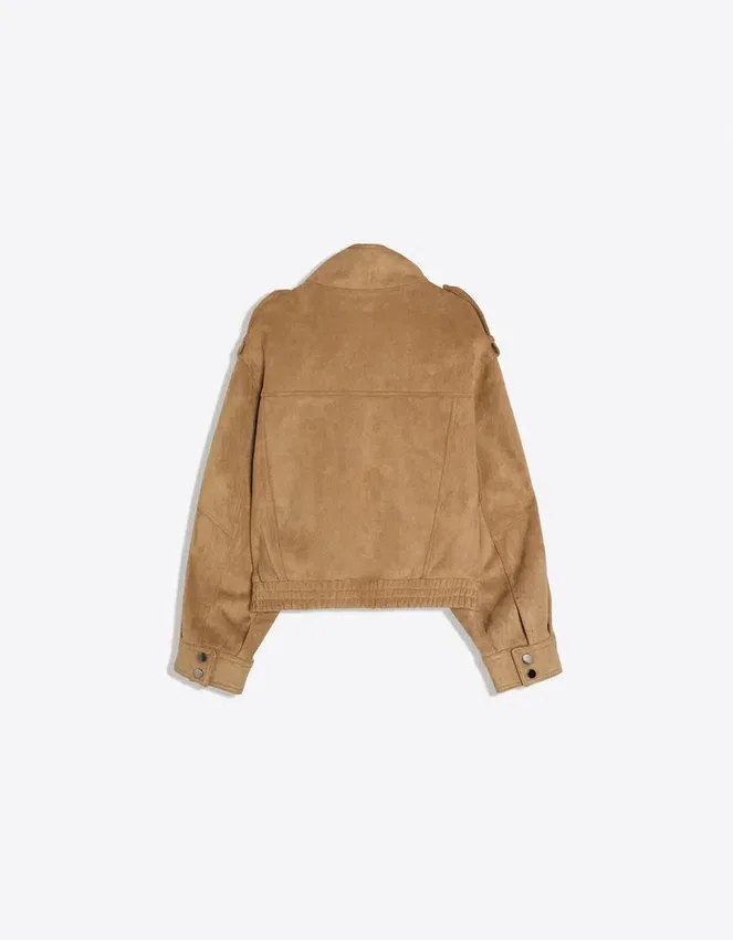 Jacke aus Kunstwildleder Jacke aus Kunstwildleder
