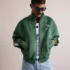 Jacke aus Kunstwildleder in Boxy-Fit-Passform – Jacken – Herren Jacke aus Kunstwildleder in Boxy-Fit-Passform – Jacken – Herren