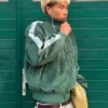Jacke aus Kunstwildleder mit geradem Schnitt Jacke aus Kunstwildleder mit geradem Schnitt