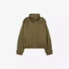 Jacke mit gerafften Schnallen Jacke mit gerafften Schnallen