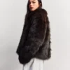 Jacke mit Kunstpelzkragen – Jacken und Trenchcoats – Damen Jacke mit Kunstpelzkragen – Jacken und Trenchcoats – Damen