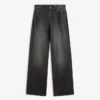 Jeans mit hoher Taille, Straight-Schnitt und Wide Leg – Hose Jeans mit hoher Taille, Straight-Schnitt und Wide Leg – Hose