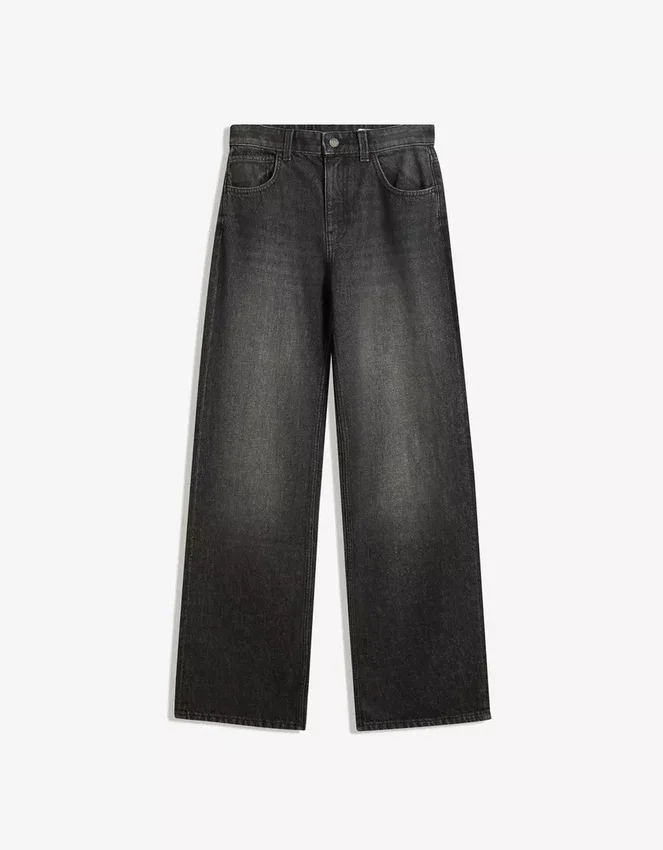 Jeans mit hoher Taille, Straight-Schnitt und Wide Leg – Hose Jeans mit hoher Taille, Straight-Schnitt und Wide Leg – Hose