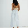 Jeans mit hoher Taille und Wide Leg-Bein Jeans mit hoher Taille und Wide Leg-Bein
