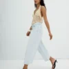 Jeans mit hoher Taille und Wide Leg-Bein Jeans mit hoher Taille und Wide Leg-Bein