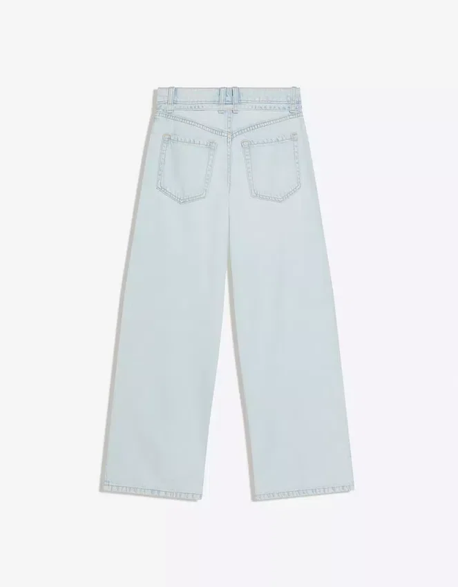 Jeans mit hoher Taille und Wide Leg-Bein Jeans mit hoher Taille und Wide Leg-Bein