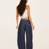 Jeans mit niedriger Leibhöhe und gedrehtem Ballon-Schnitt – Hosen Jeans mit niedriger Leibhöhe und gedrehtem Ballon-Schnitt – Hosen