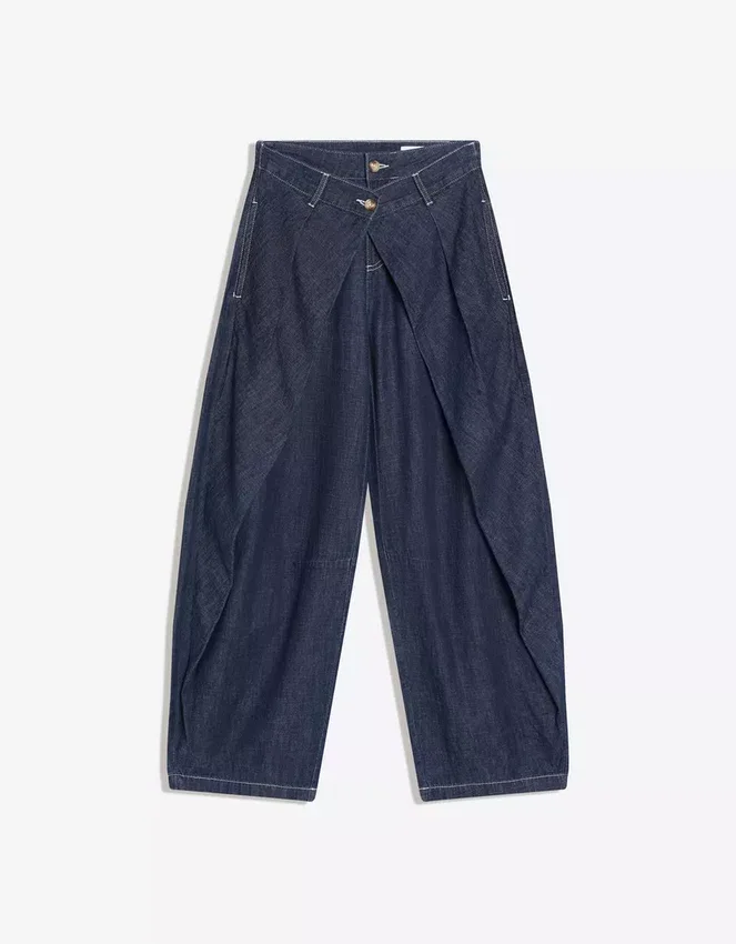 Jeans mit niedriger Leibhöhe und gedrehtem Ballon-Schnitt – Hosen Jeans mit niedriger Leibhöhe und gedrehtem Ballon-Schnitt – Hosen