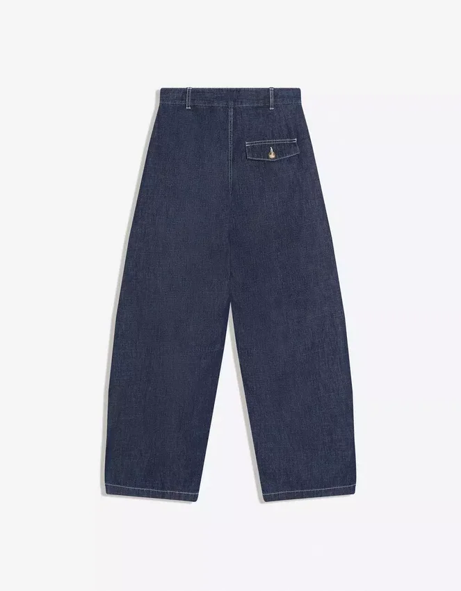Jeans mit niedriger Leibhöhe und gedrehtem Ballon-Schnitt – Hosen Jeans mit niedriger Leibhöhe und gedrehtem Ballon-Schnitt – Hosen