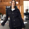 Jeansjacke mit Gürtel