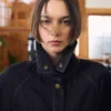 Jeansjacke mit Gürtel