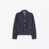 Karierte Denim-Jacke Karierte Denim-Jacke