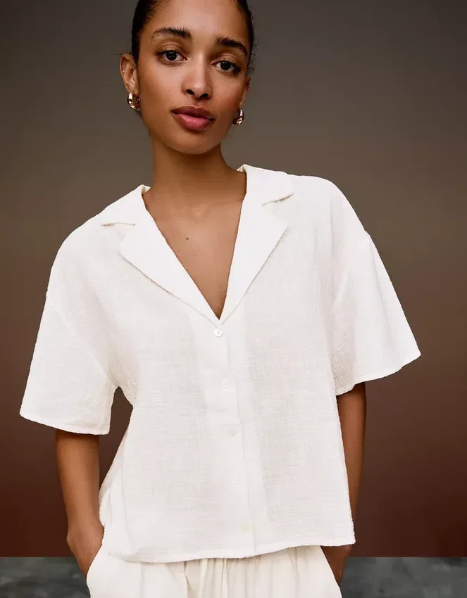 Kurzarm-Shirt im Rustikal-Stil Kurzarm-Shirt im Rustikal-Stil