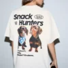 Kurzarm-T-Shirt mit Aufdruck