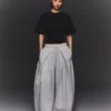 Kurzarm-T-Shirt mit Korsett-Taille Kurzarm-T-Shirt mit Korsett-Taille