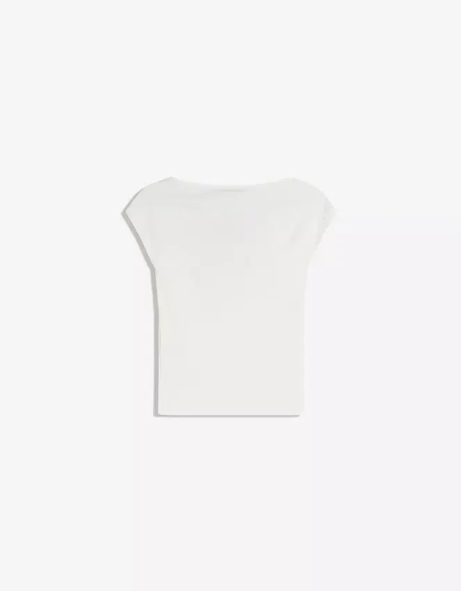 Kurzarm-T-Shirt mit Raffung Kurzarm-T-Shirt mit Raffung