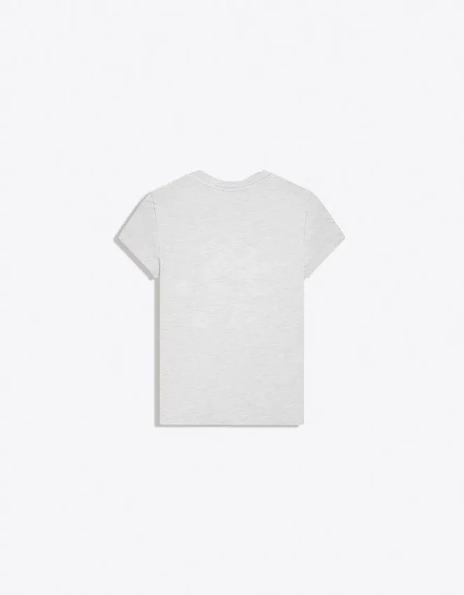 Kurzarm-T-Shirt mit Rundhalsausschnitt – T-Shirts – Damen Kurzarm-T-Shirt mit Rundhalsausschnitt – T-Shirts – Damen
