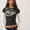 Kurzarm-T-Shirt mit Sportprint – T-Shirts