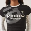 Kurzarm-T-Shirt mit Sportprint – T-Shirts