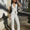 Ausgestellte Bengaline-Hose Ausgestellte Bengaline-Hose