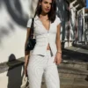 Ausgestellte Bengaline-Hose Ausgestellte Bengaline-Hose