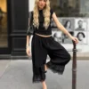 Kurze Lace-Hose mit tiefem Schritt – #Bershkastyle – Damen Kurze Lace-Hose mit tiefem Schritt – #Bershkastyle – Damen