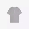 Kurzärmeliges Henley-T-Shirt