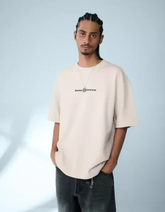 Kurzärmeliges Plüsch-T-Shirt mit Aufdruck – T-Shirts und Poloshirts
