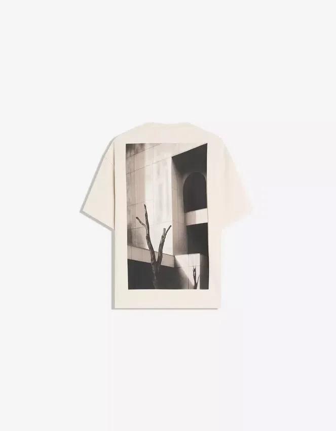 Kurzärmeliges Plüsch-T-Shirt mit Aufdruck – T-Shirts und Poloshirts Kurzärmeliges Plüsch-T-Shirt mit Aufdruck – T-Shirts und Poloshirts