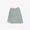 Langarm-T-Shirt mit bedrucktem asymmetrischem Kragen – #Bershkastyle – Damen Langarm-T-Shirt mit bedrucktem asymmetrischem Kragen – #Bershkastyle – Damen