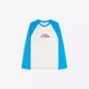 Langarm-T-Shirt mit Kontrastdruck