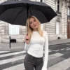 Ausgestellte Bengaline-Hose Ausgestellte Bengaline-Hose