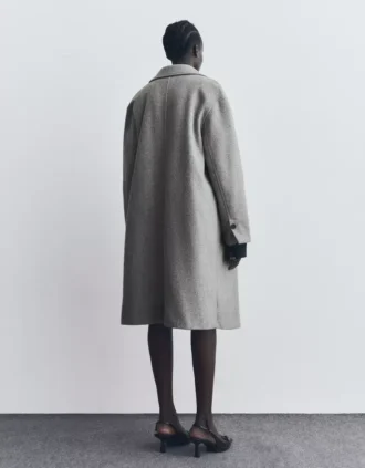 Langer Soft-Touch-Mantel – Jacken und Trenchcoats