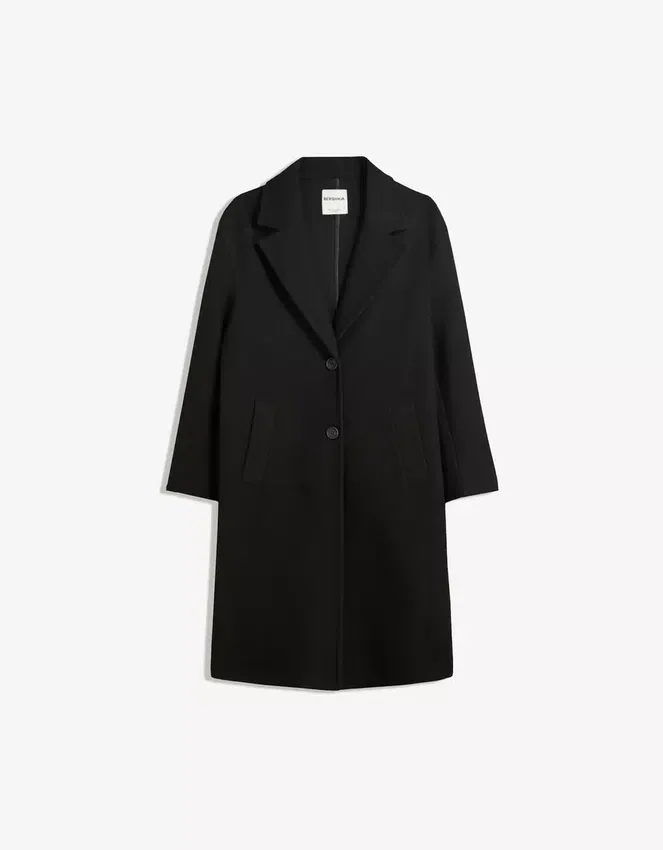 Langer Soft-Touch-Mantel – Jacken und Trenchcoats Langer Soft-Touch-Mantel – Jacken und Trenchcoats