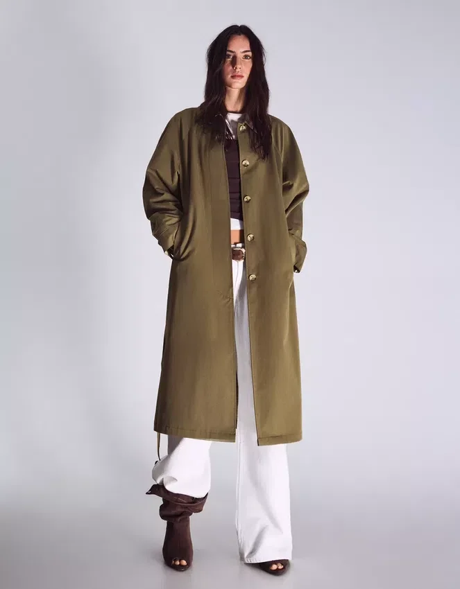 Langer Trenchcoat – Jacken und Mäntel Langer Trenchcoat – Jacken und Mäntel