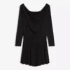 Langärmliges Minikleid mit Schärpe