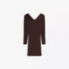 Langärmliges Tüll-Minikleid mit Knoten – Kleider und Overalls