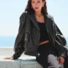 Leather Bikerjacke – Jacken und Trenchcoats Leather Bikerjacke – Jacken und Trenchcoats