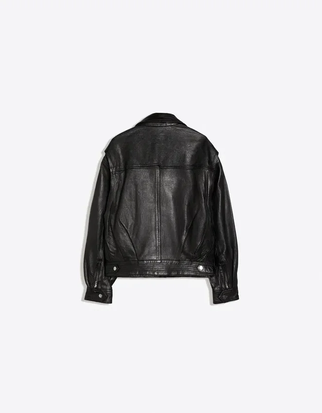 Leather Bikerjacke – Jacken und Trenchcoats Leather Bikerjacke – Jacken und Trenchcoats