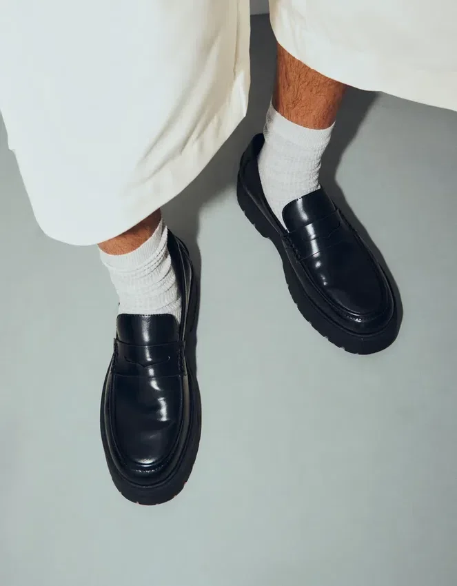 Loafer mit klobiger Sohle – Schuhe Loafer mit klobiger Sohle – Schuhe