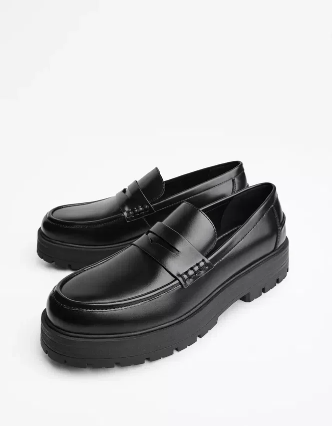Loafer mit klobiger Sohle – Schuhe Loafer mit klobiger Sohle – Schuhe